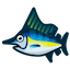 Illustration of the critter Blue Marlin